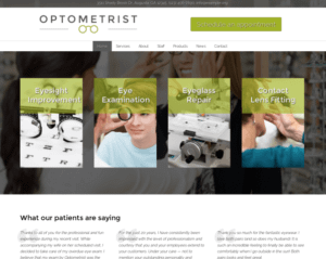 Eye Care Professional Web Design