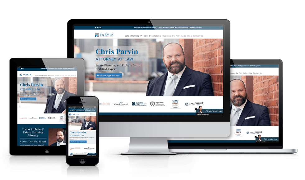 responsive law firm website design